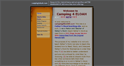 Desktop Screenshot of camping4eloah.com